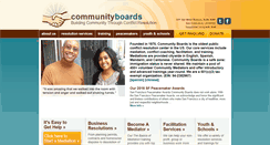 Desktop Screenshot of communityboards.org